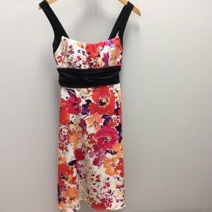 B. Smart pink and orange floral dress size 12